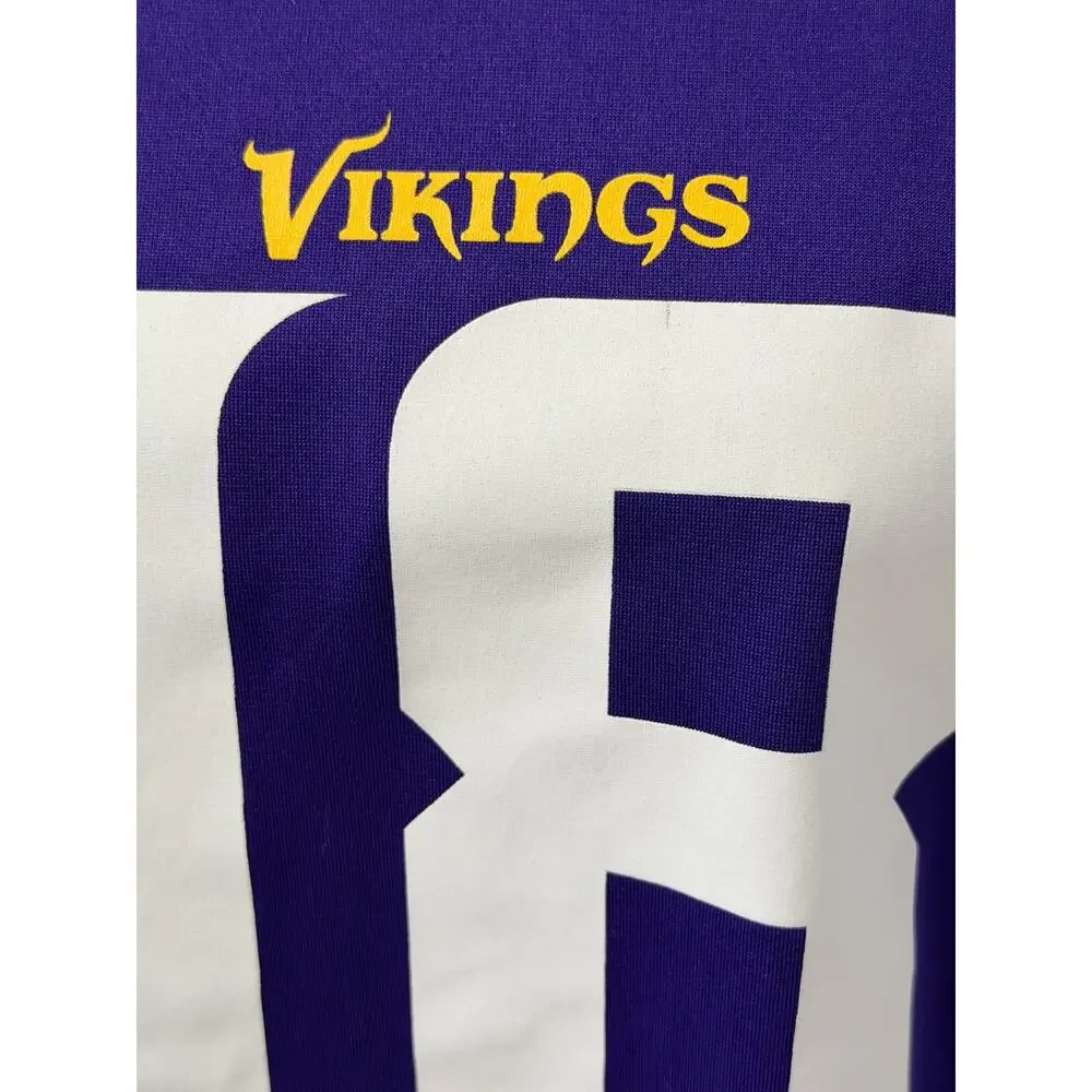 Youth XL Nike Justin Jefferson Purple Minnesota Vikings Game Jersey #18